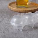 Moulds Ice Box Molds Ice Hockey 4 Cavity 2.2inch Ice Cube Maker 4 Ball Maker