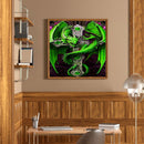 5D DIY Diamond Painting Kits Full Round Drill Sword Dragon Mosaic Picture Wall