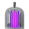 Pest Control Lights LED Bug Trap Mute Luring Mosquito Killer Lamp (Grey) Newly