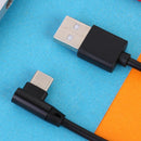 KF42-C Type-C 90 Degree Angle 1.5m Fast Charge Cable Fit for Nintend Switch