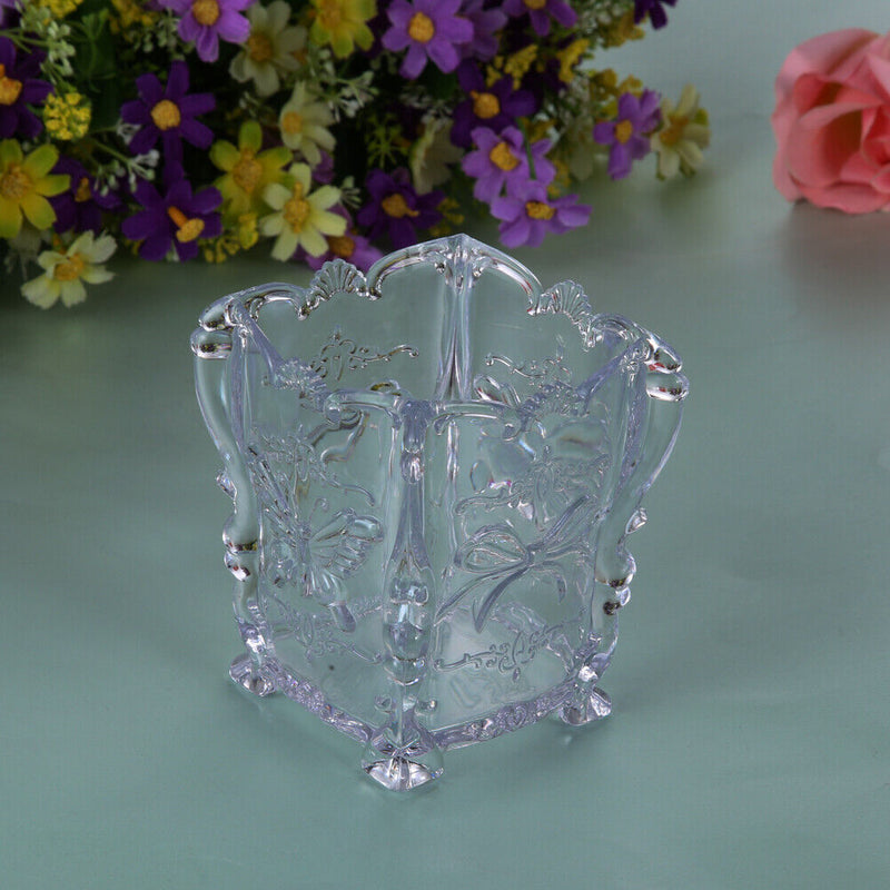 Makeup Cosmetic Storage Box Case Holder Organizer Acrylic(Transparent)