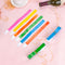 1600 DuPont paper bracelets 6 colors (red orange yellow green pink bl)