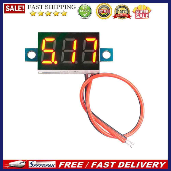0.36 Inch DC LED Digital Voltmeter 0-40V Auto Car Mobile Power Voltage Tester