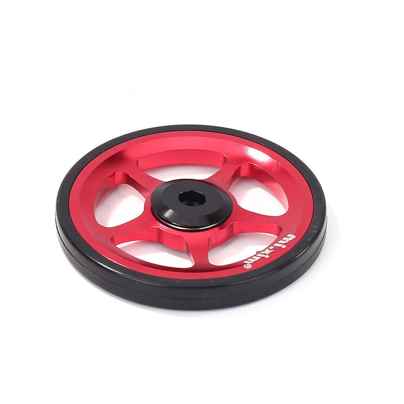 Mi.Xim Aluminum Easy Wheel with M6 Bolt for Brompton Folding Bike (Red) Newly