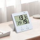 Practical LCD Indoor Baby Room Thermometer Hygrometer Weather Station Clock