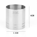 Stainless Steel Cocktail Measuring Cup Cylindrical Drink Mixer (35mL)