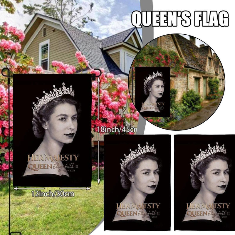 British Queen 96Years Old 1926-2022 Queen's Death Flag Rest In Peace Elizabeth.