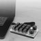 Macro Bluetooth-compatible Keyboard Programmable Mechanical Keypad (Black)