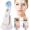 5 in 1 RF Radio Frequency LED Photon Face Light Therapy Machine P4M8