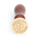Retro Cartoon Pattern Wax Seal Stamps Wood Handle Letter Sealing Wax (F339)