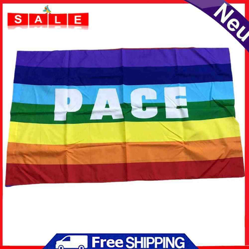90 x 150 cm, rainbow flag without flagpole f? Interior and exterior decorations