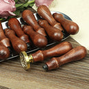 Retro Stamp Wooden Handle Handles for Wedding Invitations Wax Art Crafts
