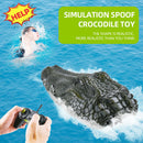 Flytec V002 Waterproof 2.4GHz Alligator RC Boat Simulation Spoof Toys Green