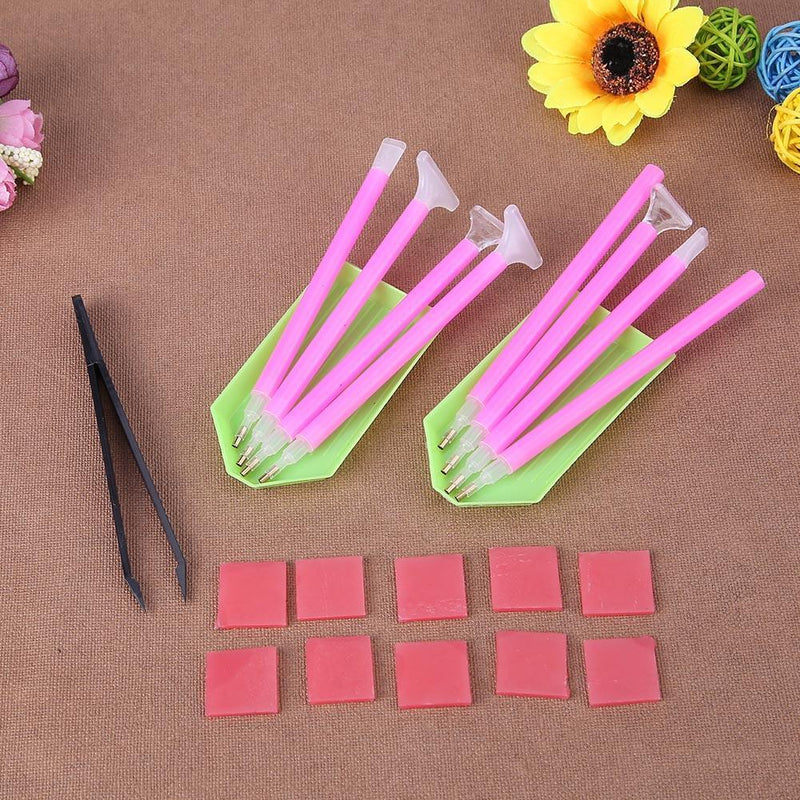 5D DIY Diamond Painting Cross Stitch Embroidery Pen Tools Set Accessories(4