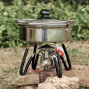 4x Outdoor Stove Furnace Hose Tube Sleeve Cover Camping Equipment (Black) Newly