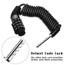 Motorcycle Locks Helmet Code Lock 4 Digit Password Anti-theft Cable Lockstitch