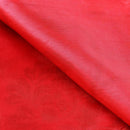 Chameleon Flocking Tablecloth Home Runners Dinner Table Flag Cover(Red)