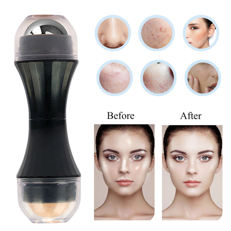 Volcanic Roller Instant Results Remove Excess Shine Rolling Stone for Oily Sk