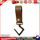 Camping Leather Hook S Type Clothes Storage Racks Pot Pan Hanger (Brown) Newly