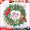Diamond Painted 5D DIY Christmas wreath Partial Special Rhinestone Set Newly