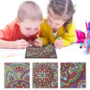 DIY Mandala Special Shaped Diamond Painting 50 Pages A5 Notebook Diary Book