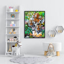 5D Diamond Painting Kit DIY Tiger Full Round Drill Home Decoration