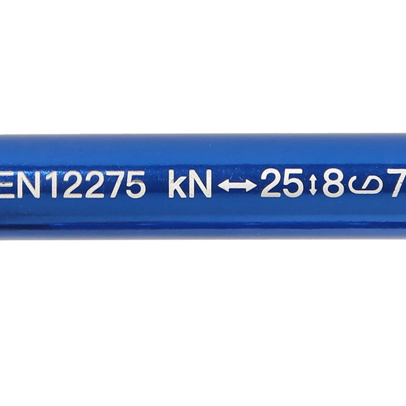 25KN O Shape Safety Auto Master Lock Carabiner Rock Climbing Buckle (Blue)