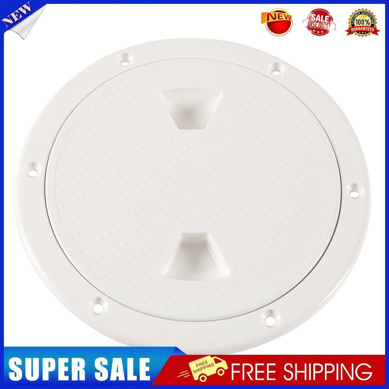 Round Deck Inspection Access Hatch Cover Boat Screw Out Deck Plate (6 inch)