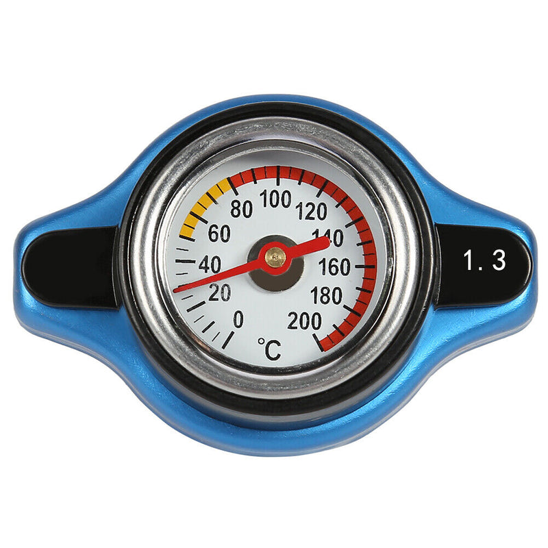 1.3 Bar Thermo Thermostatic High Pressure Radiator Cap with Temperature Gau
