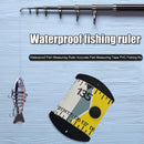 Waterproof Fish Measuring Ruler Accurate Fishing Measure Tape PVC Tackle Tool