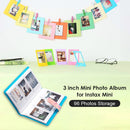 96 Pockets Polaroid Photo Album for Fujifilm Instax Mini Film (Oil Paint)
