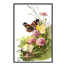 Partial Cross Stitch Handcraft 11CT Stamped Butterfly Flower Needlework Decor