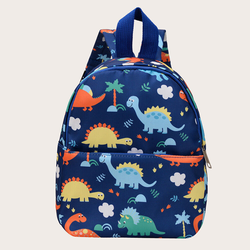 #A Children Cartoon Dinosaur Backpack Kindergarten Preschool Toddler Boys Ruck