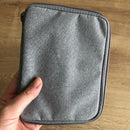 4 Grid Smart Watch Strap Storage Bag Travel Watchband Charging Cable Organizer