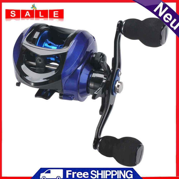 7.2/1 Metal Low Profile Baitcasting Fishing Reel 17+1 Fishing Tackle Accessories