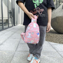 Children Cartoon Messenger Bag Money Pouch Dinosaur Horn Horse Print Chest Bags