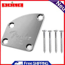 Guitar Neck Plate Neck Joint Back Mounting Plate Screws for Bass Replacement