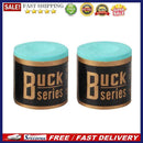 2pcs Billiard Chalks Pool Cue Stick No-slip Snooker Accessory (Light Green)
