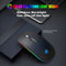 HXSJ M103FG 1600DPI Bluetooth-Compatible 5.1+2.4G Wireless Mouse Set (Dual)