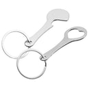 Decor Anti-lost Substitute Coin Key Hook Metal Keychain Shopping Cart Token