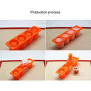 Non-stick Silicone Cake Cement Flower Pot Mold Home Garden Decor Color Random