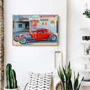 Painting By Numbers Kit Hand Painted DIY Car Artwork Canvas Oil Picture Craft