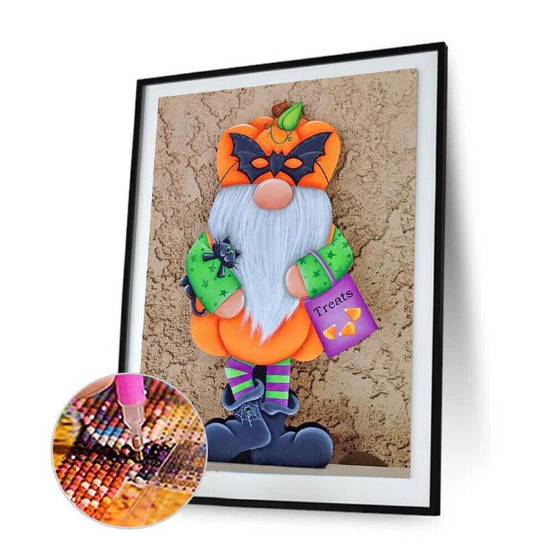 30x40cm 5D DIY Full Round Drill Diamond Painting Gingerbread Goblin Art Decor