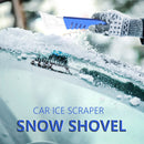 Car Ice Scraper with Clear Rubber Blade Plastic Handle Winter Auto Accessories