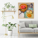 Eggs Fruits Oil Paint By Numbers Kits Canvas Drawing DIY Coloring Picture Crafts