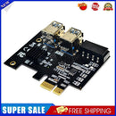 PCIe to PCIe Adapter 1x to 16x 1 to 4 USB 3.0 Mining Riser Card Molex 4 Pin