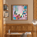 Diamond Painting Letters Full Square Drill Picture of Rhinestone DIY Drawing