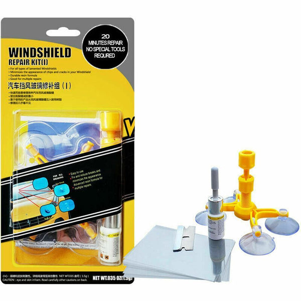 DIY Practical Tools Window Screen Windshield Windscreen Repair Kit Crack Chip