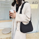 Fashion Solid Color Zipper Shoulder Bag Women Designer Purse Crossbody Bags