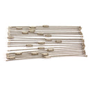 20PCS Stainless Steel Wire Keychain Cable Key Ring for Outdoor Hiking  Newly